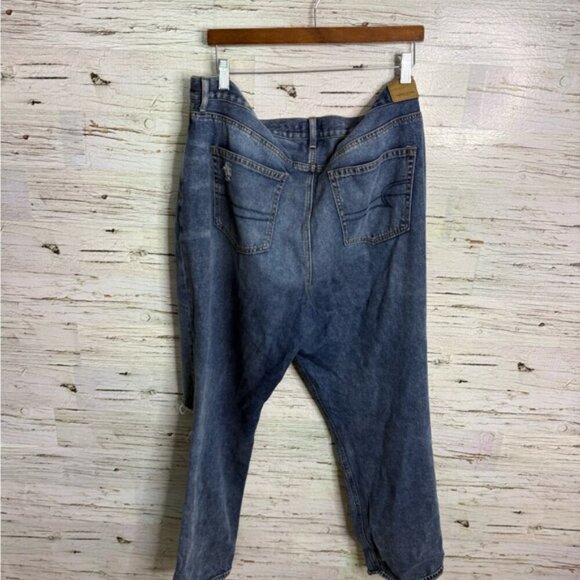 AMERICAN EAGLE Mom Jeans 18 Long blue - Picture 7 of 8